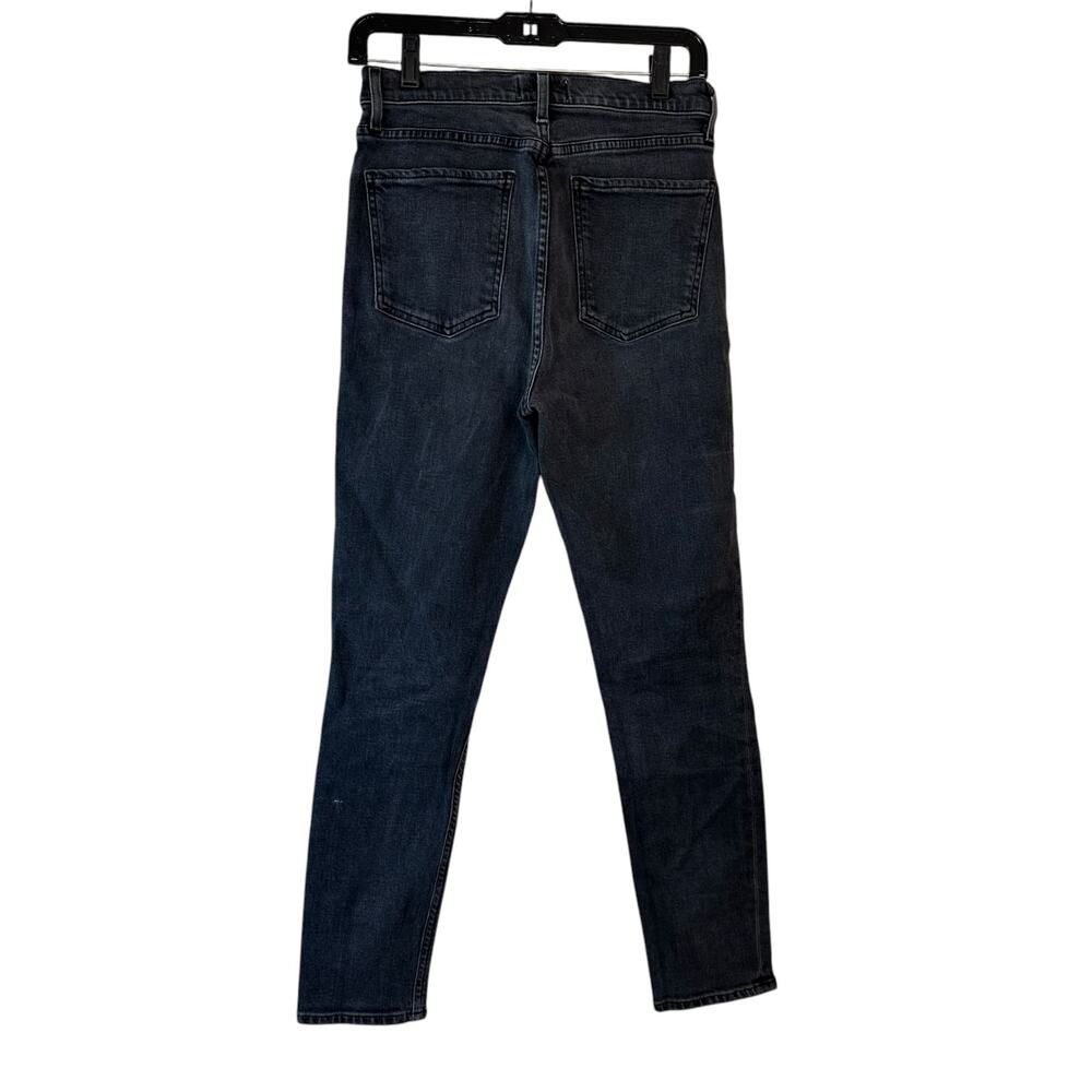 AGOLDE Nico High Rise Skinny Jeans with Stretch in Washed Black/Gray sz 27 - Picture 3 of 9